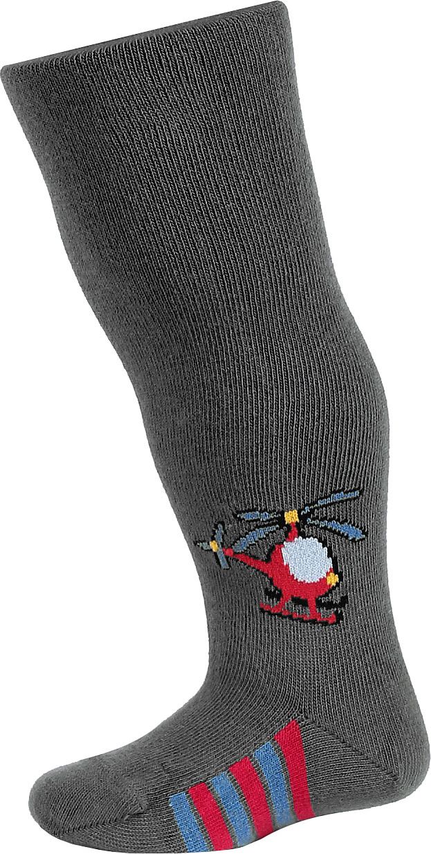 Kojenecké punčocháče se vzorem GATTA VRTULNÍK šedé Velikost: 68-74 - obrázek 1