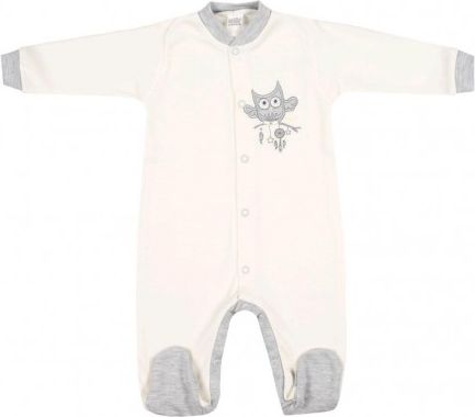 Kojenecký overal New Baby Owl béžový, Béžová, 86 (12-18m) - obrázek 1