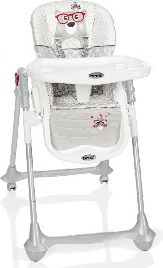 BREVI Convivio krmicí židlička – šedá - obrázek 1