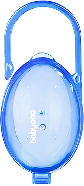 Pouzdro na dudlík Baby Ono modré-průsvitné Modrá - obrázek 1