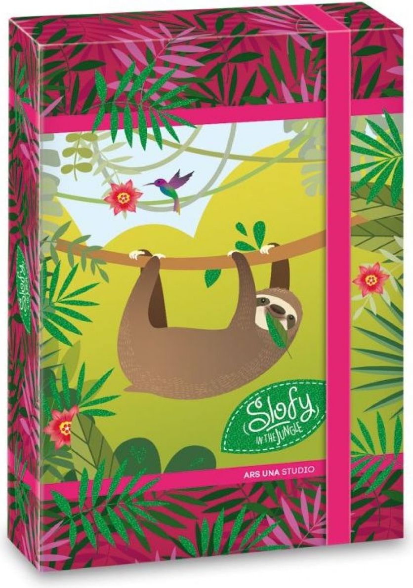 Ars Una Box na sešity Slofy Lenochod A5 - obrázek 1