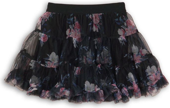 Minoti Sukně dívčí skládaná černá 116/122 - obrázek 1