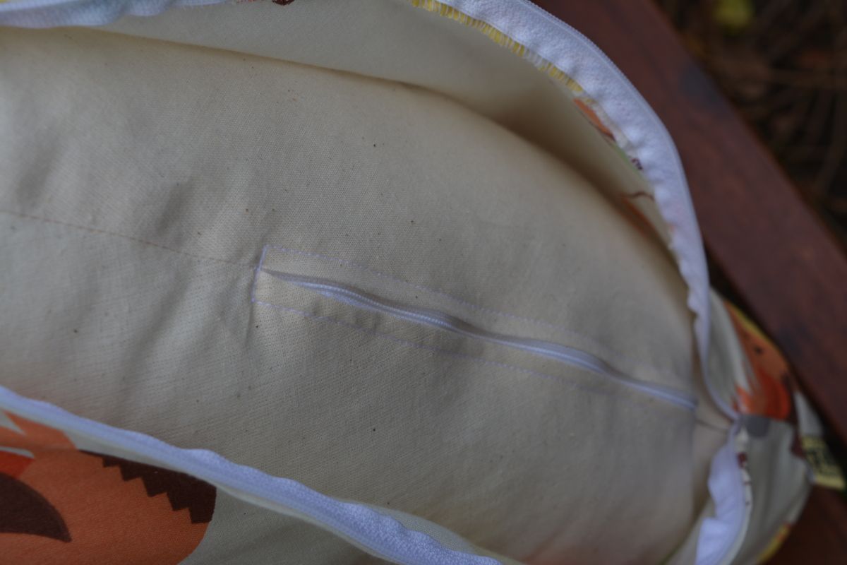 KHC Kojící těhotenský relaxační polštář Miki Obrovský Barevní ptáčci na okrové - obrázek 2