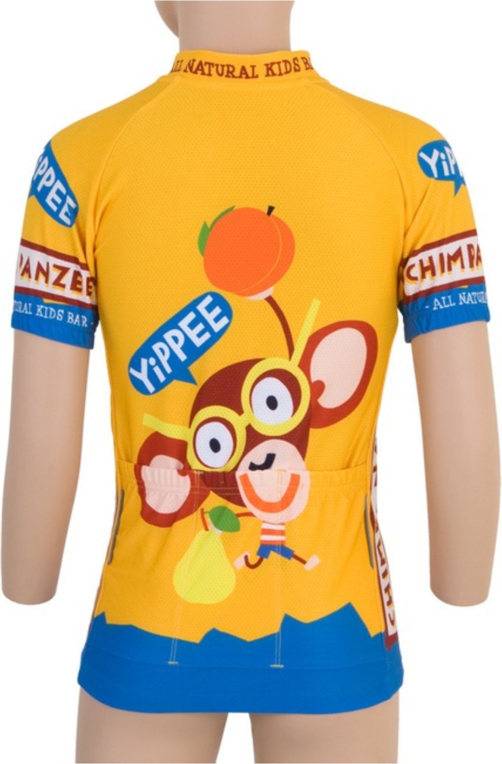 Dres kr. ruk. SENSOR Chimpanzee dět. žlutý - vel. 140 - obrázek 3