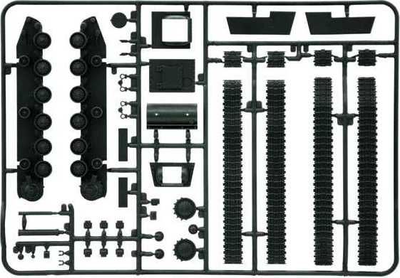 ITALERI Model Kit World of Tanks 56505 - KV1 (1:56) - obrázek 9