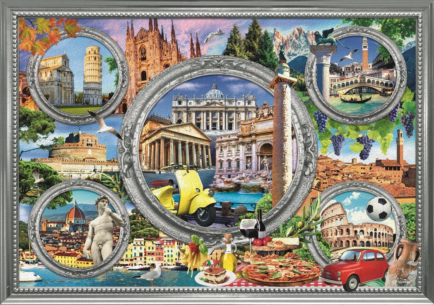 TREFL Puzzle Dovolená v Itálii 1000 dílků - obrázek 1