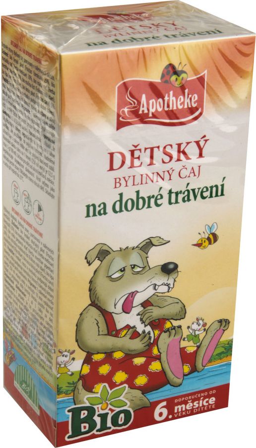 Apotheke Dětský čaj BIO dobré trávení 20x1.5g - obrázek 1