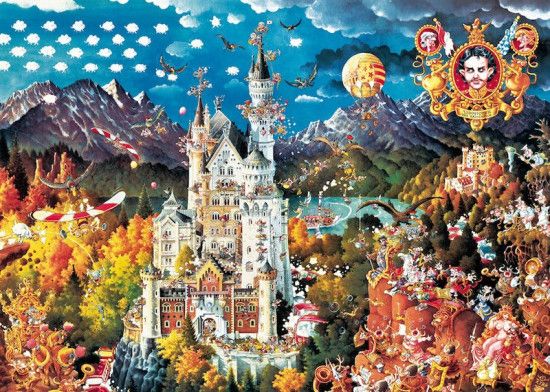 HEYE Puzzle Bavorsko 2000 dílků - obrázek 1