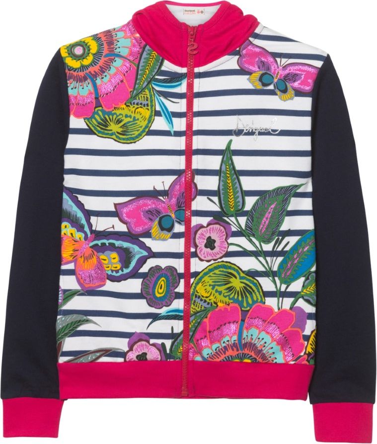 Desigual barevná dívčí mikina Sweat Chejov - 9/10 - obrázek 4