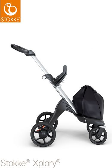 Stokke Podvozek Xplory® V6 Silver, černé madlo - obrázek 1