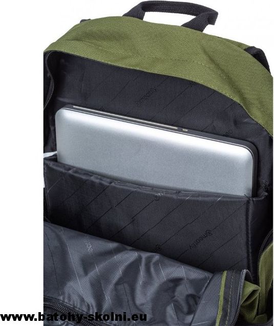 Studentský batoh Meatfly Basejumper 5 F Vivid Olive Ht. Gold Black - Doprava Zdarma - obrázek 3
