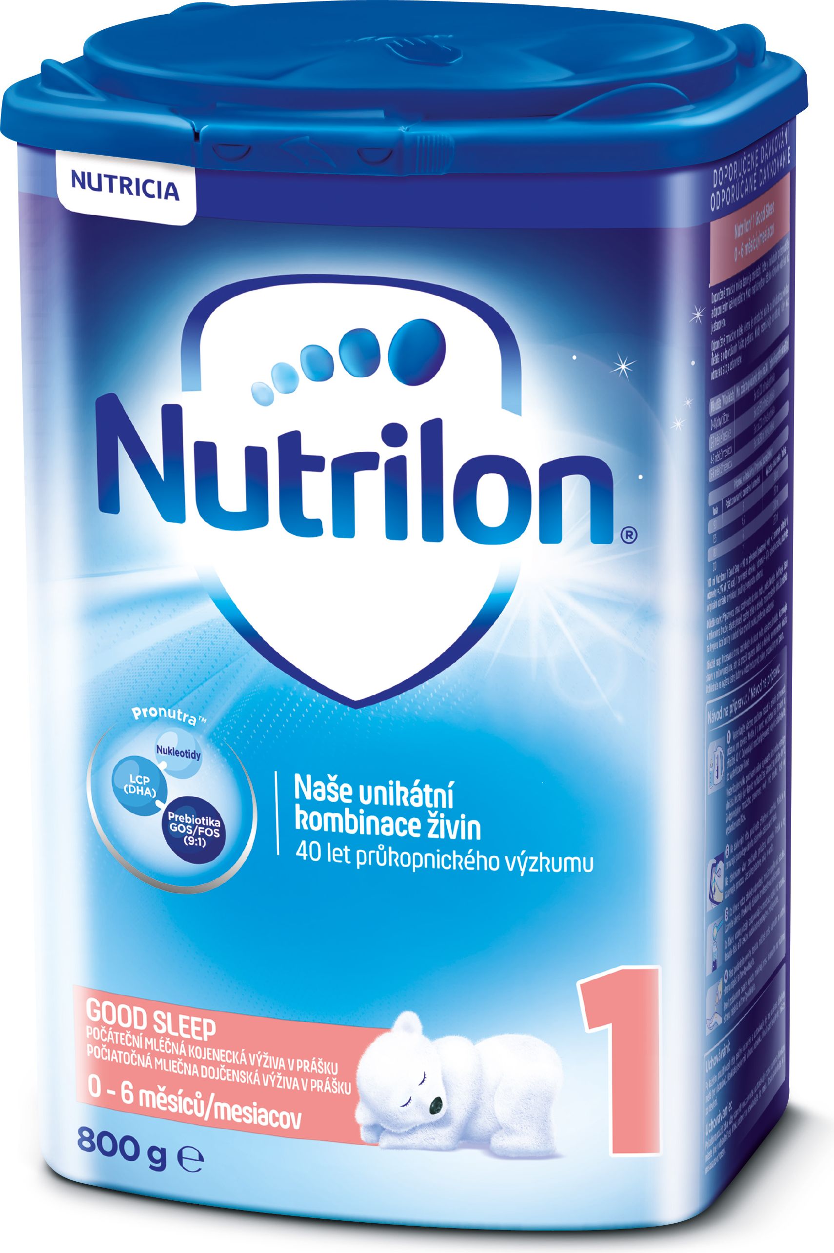 NUTRILON 1 ProNutra Good Sleep (800g) - kojenecké mléko - obrázek 1