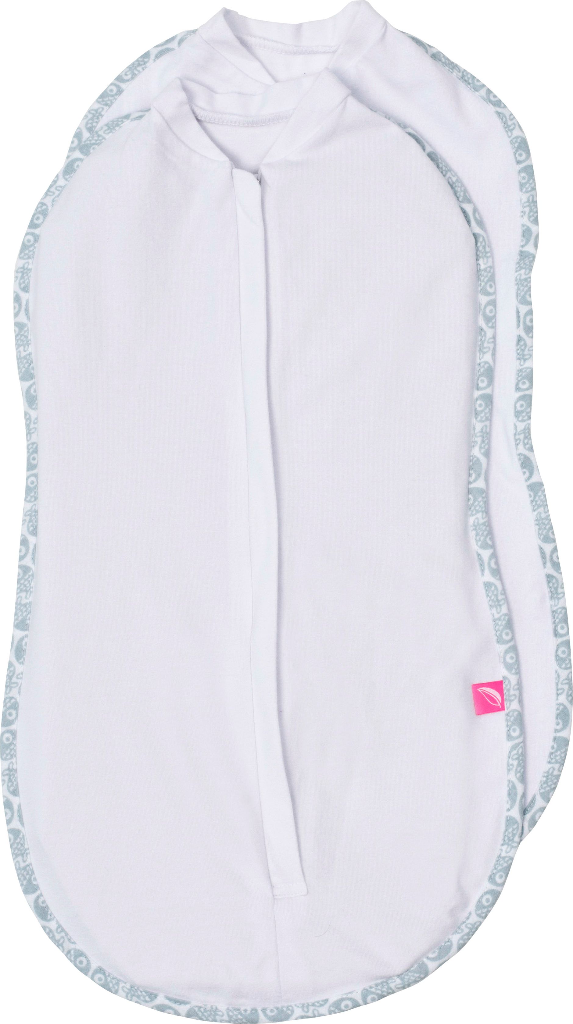 MOTHERHOOD Zavinovačka Zip&Sleep (2,5-5kg), 2 ks – modré rybičky - obrázek 1