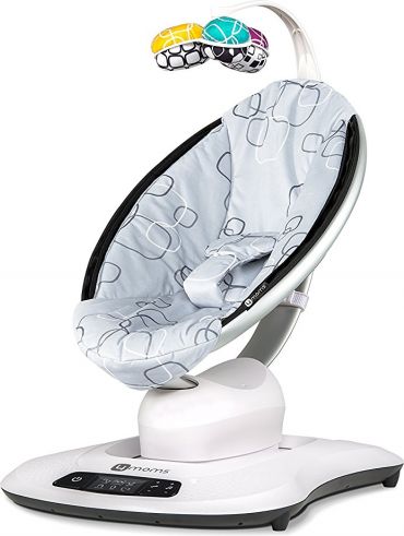 4moms Lehátko mamaRoo 4.0 Plush Silver - obrázek 1