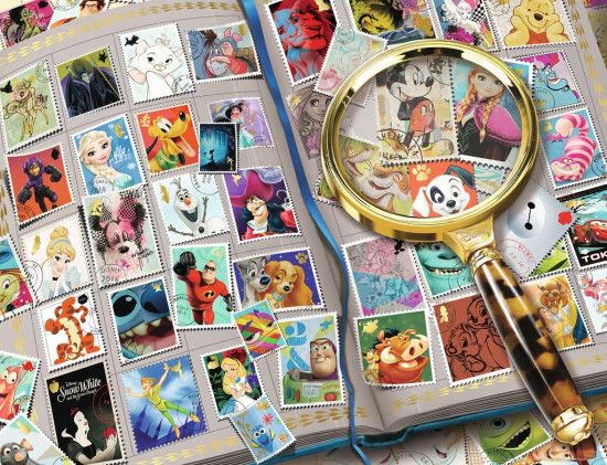 RAVENSBURGER Puzzle Disney: Moje oblíbené známky 2000 dílků - obrázek 1