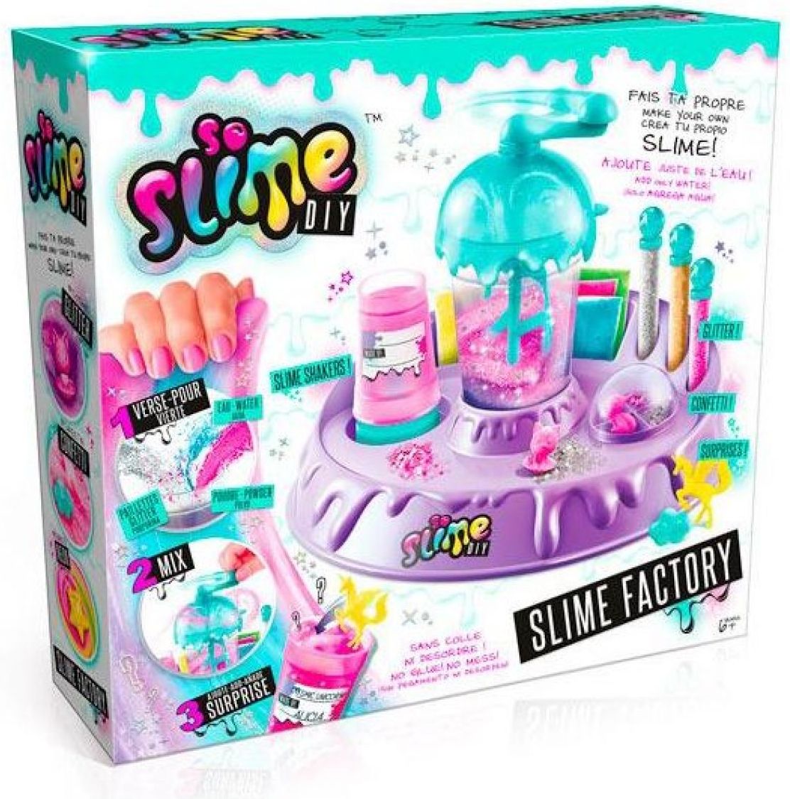 EP line So Slime továrna na sliz kreativní set s shakerem a figurkami pro holky - obrázek 1