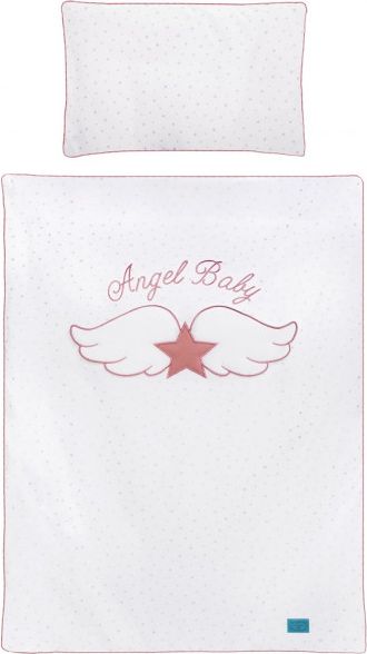 BELISIMA 3-dílné ložní povlečení Belisima Angel Baby 100/135 růžové - obrázek 1