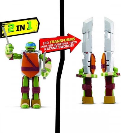 TMNT Želvy Ninja TRANSFORM to weapon LEONARDO - obrázek 1