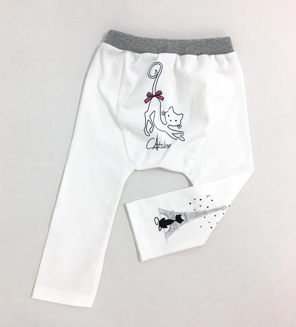 AttiCat legíny Eiffel White - obrázek 2