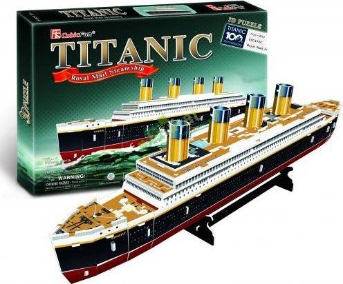 CUBICFUN 3D puzzle Titanic (malý) 35 dílků - obrázek 1