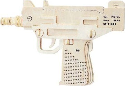 WOODEN TOY / WCK WOODEN TOY , WCK 3D puzzle Pistole UZI 9mm - obrázek 1