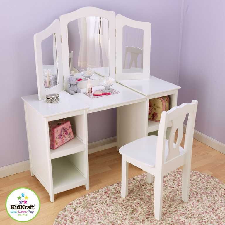 KidKraft Kosmetický stolek s židličkou Deluxe - obrázek 1