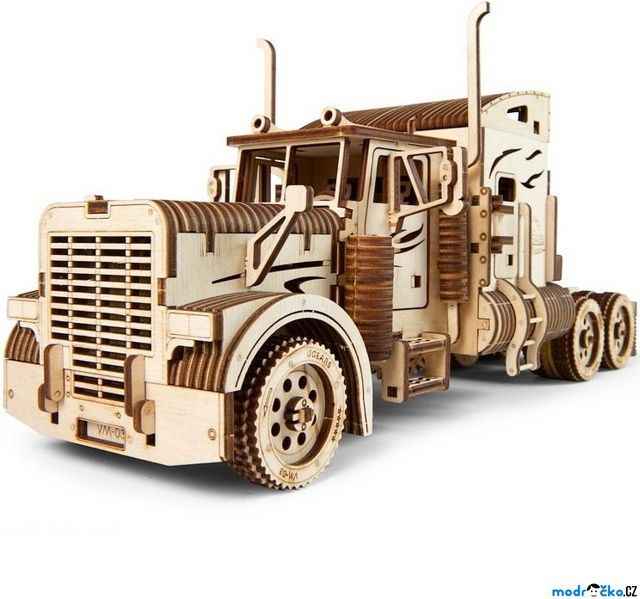3D mechanický model - Truck VM-03, Kamion Heavy Boy (Ugears) - obrázek 1