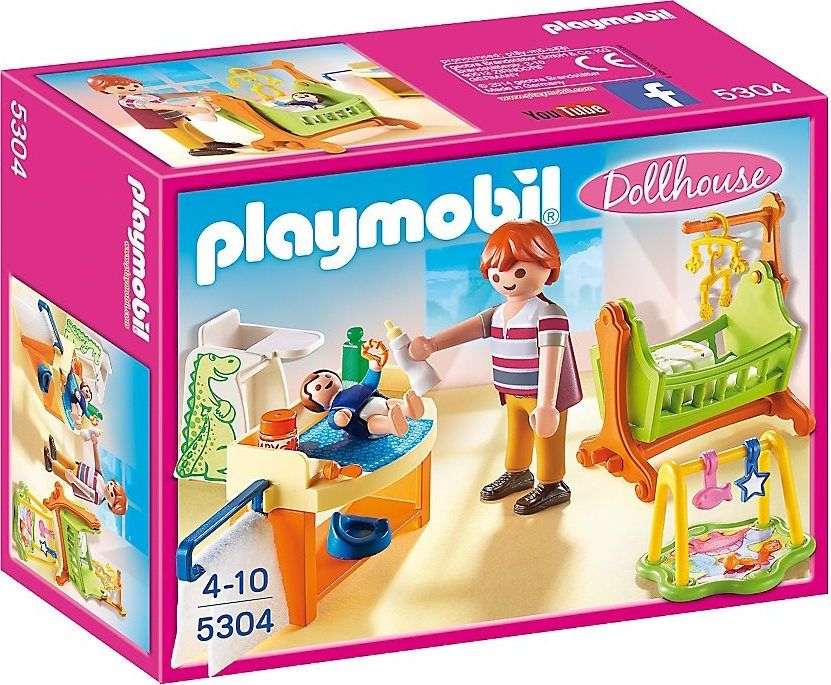 PLAYMOBIL Dětský pokoj s kolébkou 5304 - obrázek 3