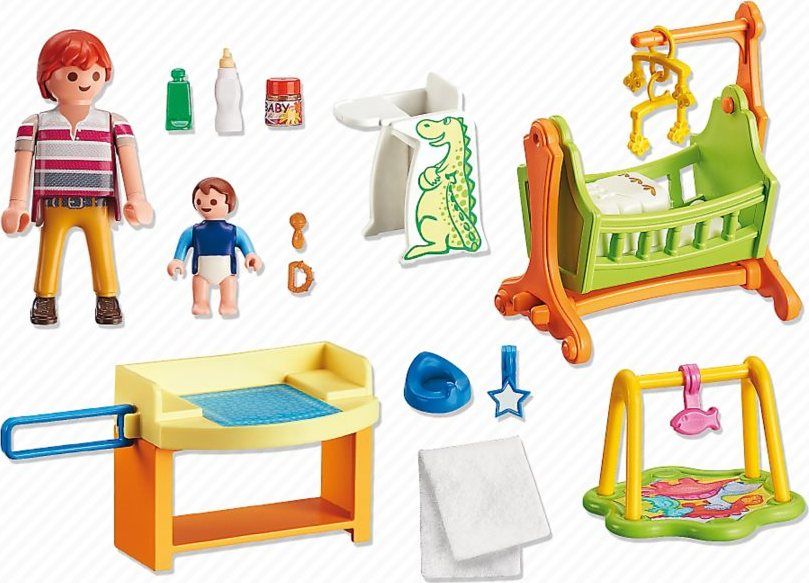 PLAYMOBIL Dětský pokoj s kolébkou 5304 - obrázek 5