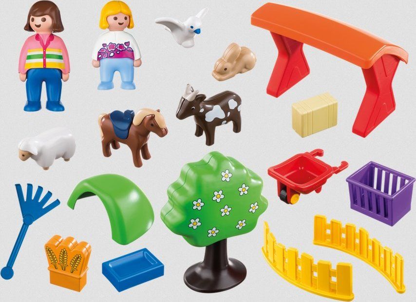 PLAYMOBIL Výběh domácích zvířat (1.2.3) 6963 - obrázek 3