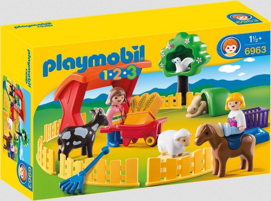 PLAYMOBIL Výběh domácích zvířat (1.2.3) 6963 - obrázek 4