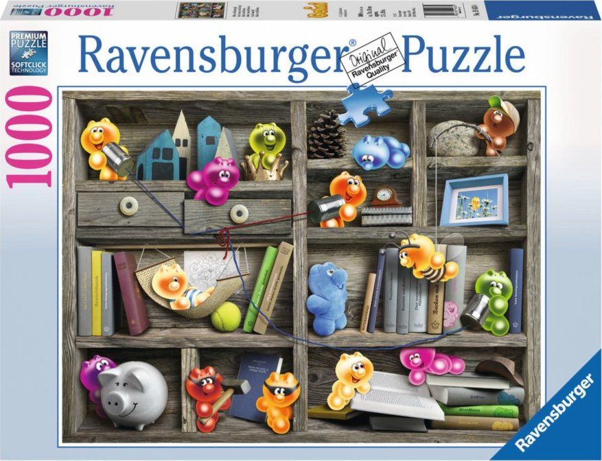 RAVENSBURGER Puzzle Gelini: V knihovně 1000 dílků - obrázek 2