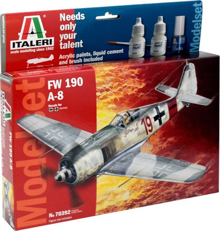ITALERI Model Set letadlo 70392 - Fw 190 A-8 / F-8 (1:72) - obrázek 1