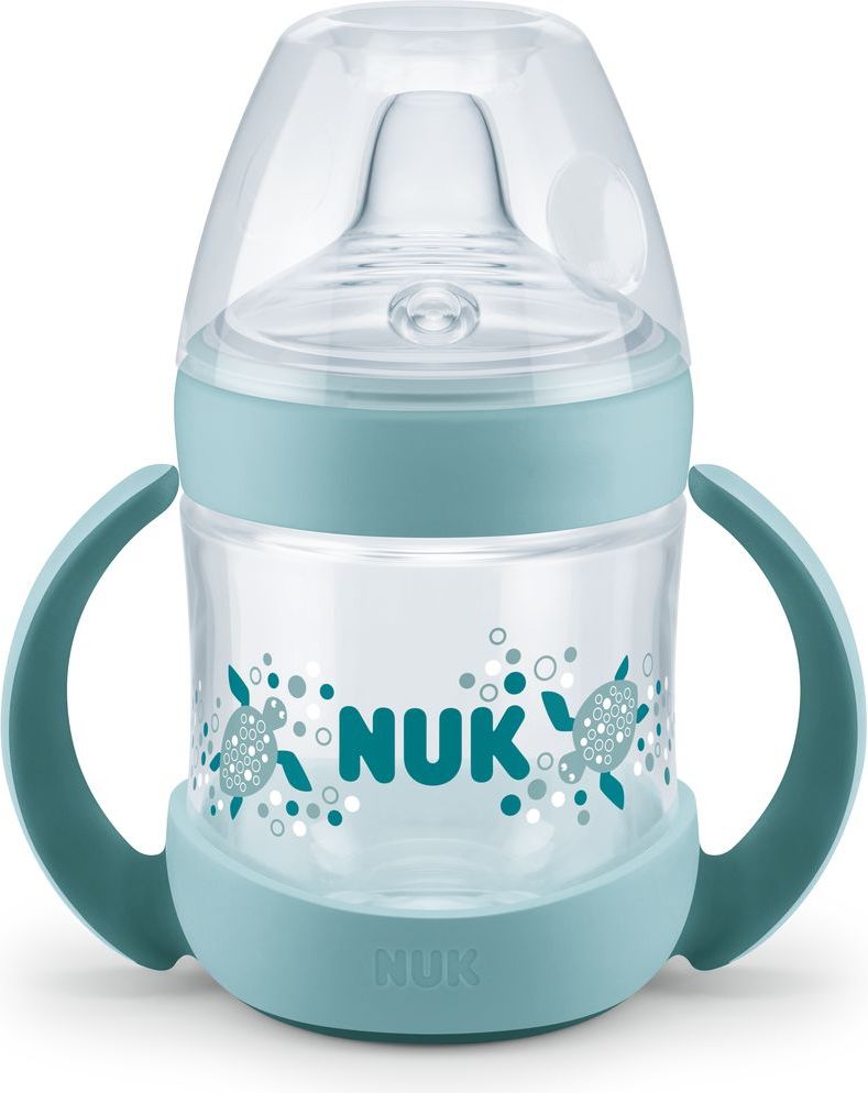 NUK Lahvička na učení Nature Sense 150 ml – zelená - obrázek 1