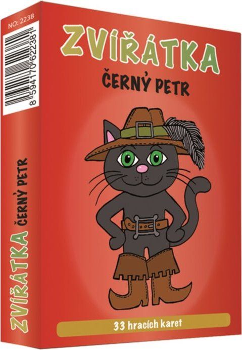 MIČÁNEK Dětské karty, Černý Petr - Zvířátka - obrázek 1