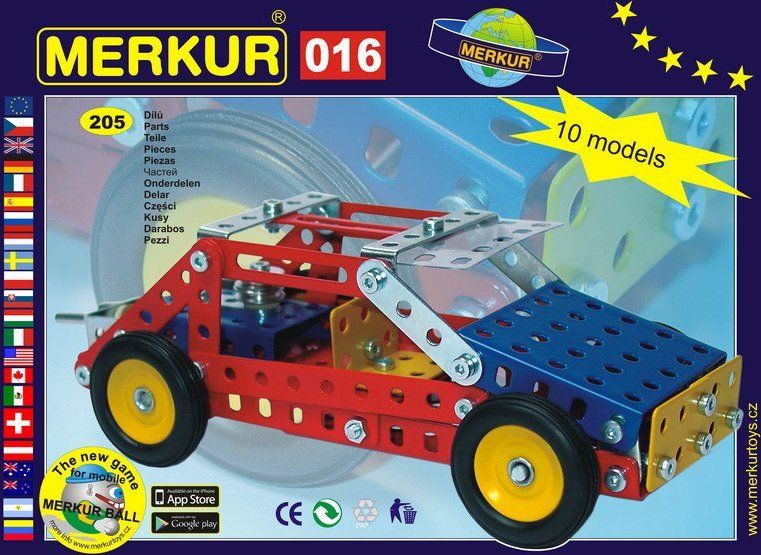 poškozený obal: Stavebnice MERKUR - Buggy M016 - obrázek 1