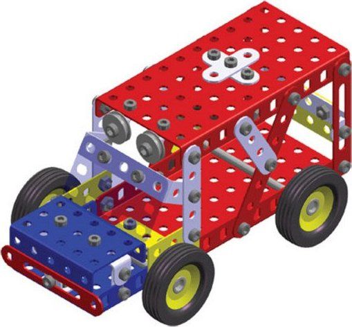 poškozený obal: Stavebnice MERKUR - Buggy M016 - obrázek 3