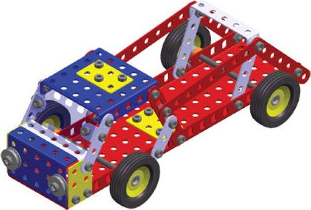 poškozený obal: Stavebnice MERKUR - Buggy M016 - obrázek 4