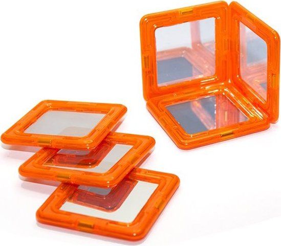 Magnetická stavebnice MAGFORMERS Zrcadlový čtverec 6 kusů ve fólii - obrázek 1