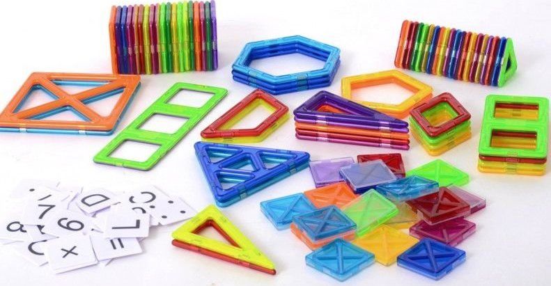 Magnetická stavebnice MAGFORMERS Magtematika v boxu, 67 dílků - obrázek 9