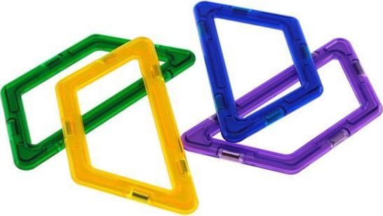 Magnetická stavebnice MAGFORMERS Lichoběžníky 12 ks - obrázek 2