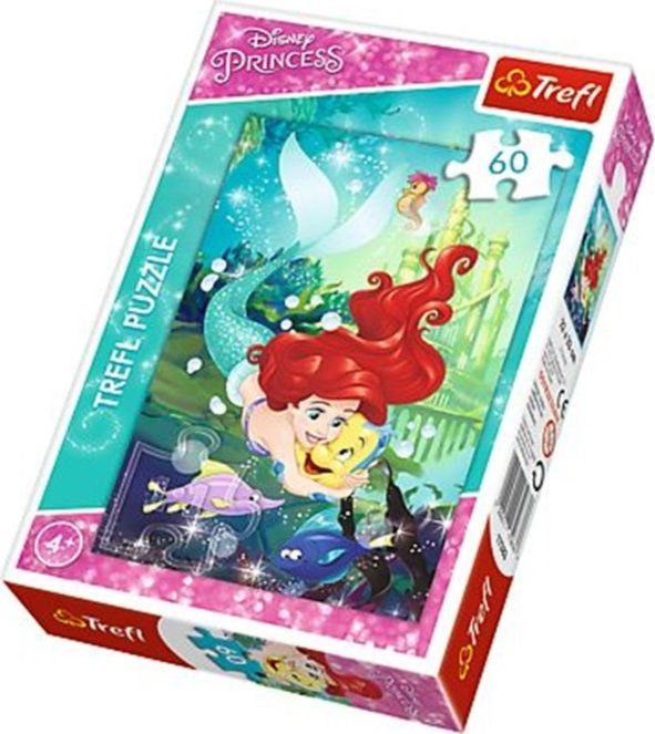 TREFL Puzzle Ariel a Flounder 60 dílků - obrázek 2