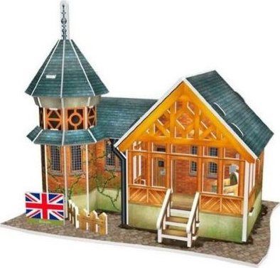 CUBICFUN 3D puzzle Britská vila 25 dílků - obrázek 1