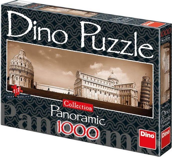 DINO Panoramatické puzzle Pohled na Pisu 1000 dílků - obrázek 2