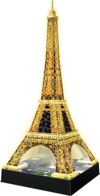 RAVENSBURGER Svítící 3D puzzle Noční edice Eiffelova věž 216 dílků - obrázek 3