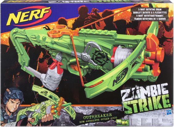 Hasbro Nerf Nerf Zombie Outbreaker kuše - obrázek 1
