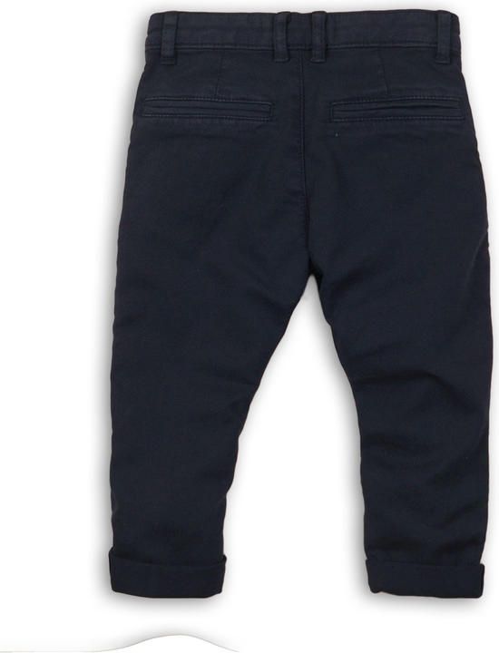 Minoti Kalhoty chlapecké Chino modrá 122/128 - obrázek 3