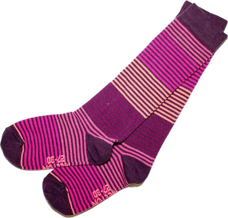 Melton Knee-high Slim Lines - dusty purple 35-39 - obrázek 1