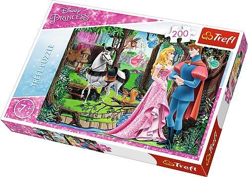 TREFL Puzzle Šípková Růženka: Setkání v lese 200 dílků - obrázek 2