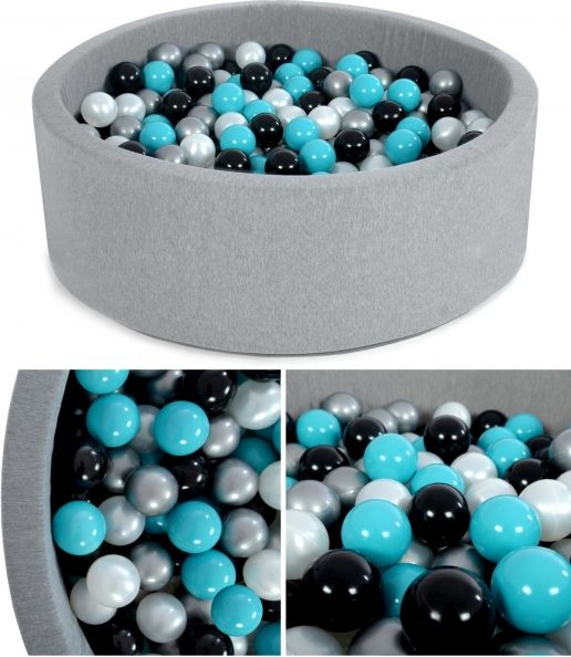 NELLYS NELLYS Bazén velký pro děti 80x30cm + 200 balónků - Freshmaker - obrázek 2